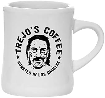Trejo’s Coffee Ceramic Classic Diner Coffee Mug, 12 oz