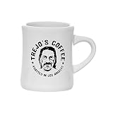 Trejo’s Coffee Ceramic Classic Diner Coffee Mug, 12 oz