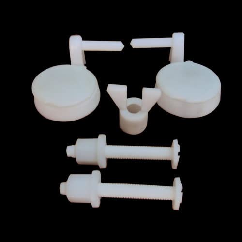 VICTAC Plastic Toilet Seat Cover Hinges Round Hinges Clamp Fit Toilet