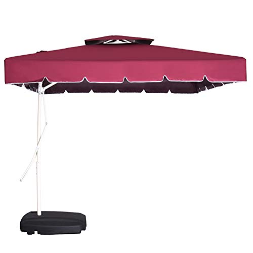 Simply Shade Waterproof Patio Outdoor Umbrella Cover Durable Offset Off Swing Umbrella Cover With Rod Fits