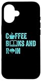 Coffee Books And Rain Coffee Book Lover Graphic Co