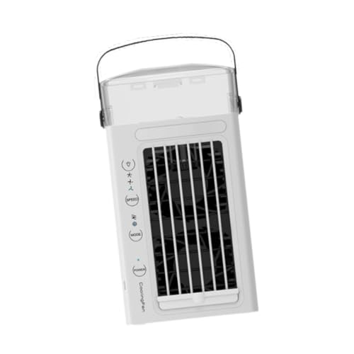 SiaBiced Aire Acondicionado Portátil Silencioso con Ventilador de Refrigeración por Agua para Oficina O Hogar.