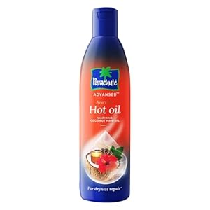 Parachute Advansed Ayurvedic Hot Oil| Warming Coconut Hair Oil with 5 Ayurvedic Ingredients| Fights Frizzy & Dry Hair | Nourishes & Promotes Hair Growth | Indian Hair Oil |10.1 fl. oz.