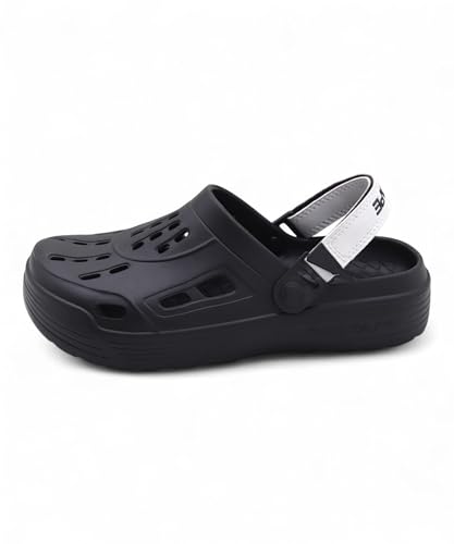 Image of Red Tape Mens Lightweight EVA Clogs Slip-On Comfortable Casual Footwear with Adjustable Back Strap and Anti-Slip Outsole