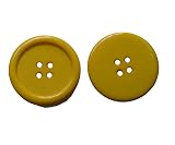 Lyracces Wholesale Lots 7pcs Extra Large Big Sewing Fasteners Flatback Resin Buttons 50mm 1.97 Inche