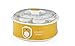 Ariete 617 Yogurella - Yogurtiera Elettrica - 7 vasetti in vetro - 1,3kg di yogurt fatto in casa - 20 Watt - Bianco e Giallo