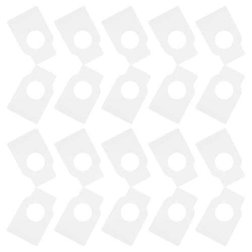 Etiquetas para botellas de vino reutilizables de PVC blanco para colgar, 300 uds