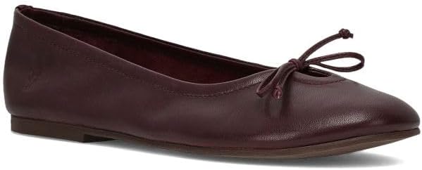 Frye Emma Ballet Women's Flat-Shoes - Classic Leather Slip-On Design, Comfortable Everyday Wear, Elegant and Versatile Style