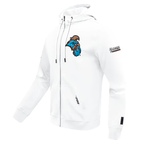 Image of Pro Standard Mens College Classic Chenille Cotton Double Knit Full Zip Hoodie