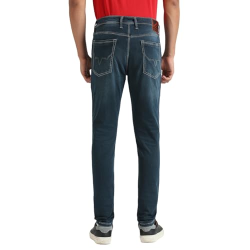 Image of Pepe Jeans Men's Straight Fit Jeans | Mid Rise | Chinox | Jeans for Man