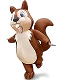 Camlinbo Halloween Full Body Inflatable Squirrel Costume Adult Men Women Funny Blows Up Halloween Cosplay Party Costume