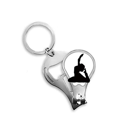 Coupe-ongles de sport paon yoga accessoire de pédicure pour pieds