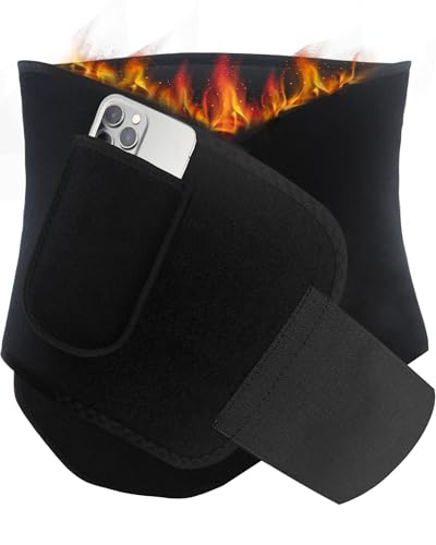 MEFUWXTE Cinturón abdominal, cinturón de fitness, cinturón de fitness, cinturón de sudoración para ajustable, neopreno para sauna y cintura, Neopreno, M
