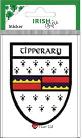 Amazon.com: I LUV LTD County Crests Tipperary Shield Sticker : Automotive