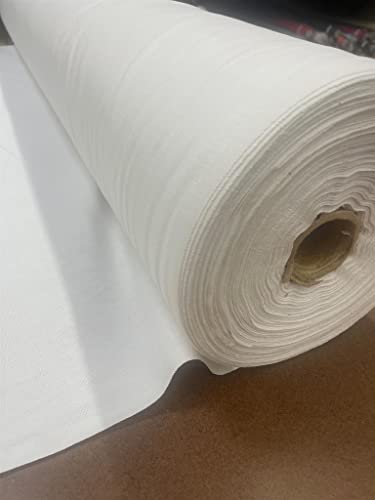 Image of Sedona Designz 60 inch Wide Cotton Duck Canvas Fabric - 7oz Durable 100% Cotton (White, 5 Yards)