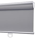 Pasoun Blackout Roller Shades Cordless Roller Blinds with Heat insulation Waterproof Fire Resistant