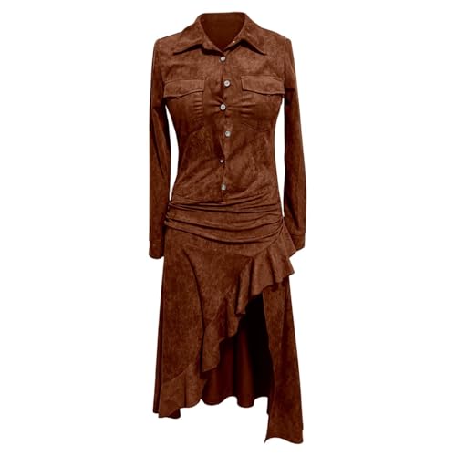 Robe fermeture éclair devant et manches longues ajustable
