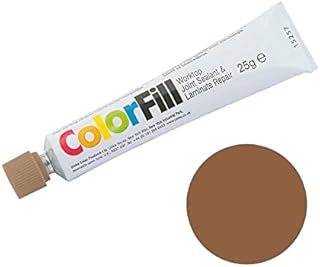 Unika ColorFill Laminate Worktop Joint Sealer Compound Repair Sealant (CF056 Medium Bridge Oak)