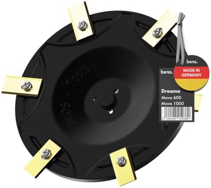 BEOS Tuning-Messerteller für 6x Klingen - Dreame Mova, LiDAX & ViAX | Glasfaserverstärkte Messerscheibe - Ø 170 mm - Made in Germany
