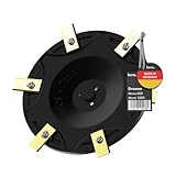 BEOS Premium Mähroboter Tuning - Für Dreame Mova 600 & Mova 1000 - Messerteller für 6X Klingen - glasfaserverstärkte Messerscheibe - Ø 170 mm - Made in Germany