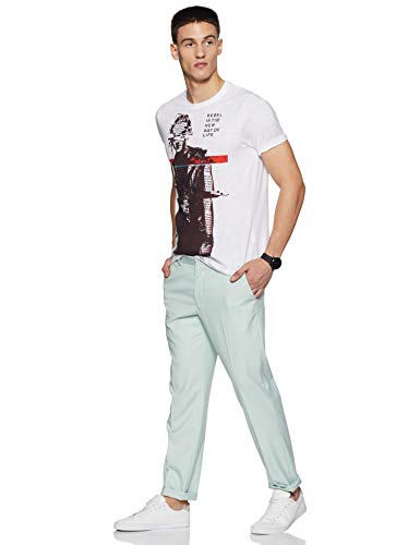 Image of Colt Men's Printed Regular fit T-Shirt (280083786 White M HS Medium)