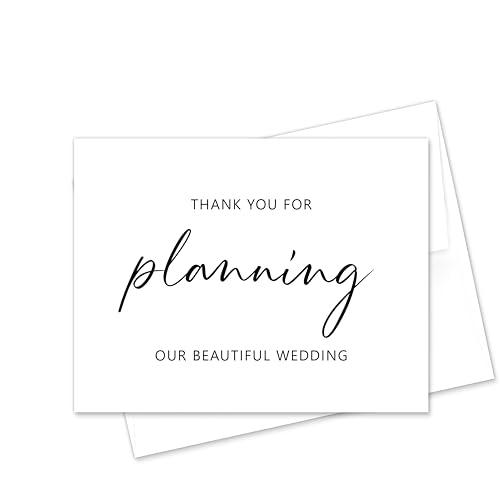 Wedding Cards, Thanks for marrying us, To my daughter, To my maid of honor, To my flower girl, To the Bride and Groom, To my Beautiful Wife, To my best friend (Thank You for Planning our Beautiful Wedding)