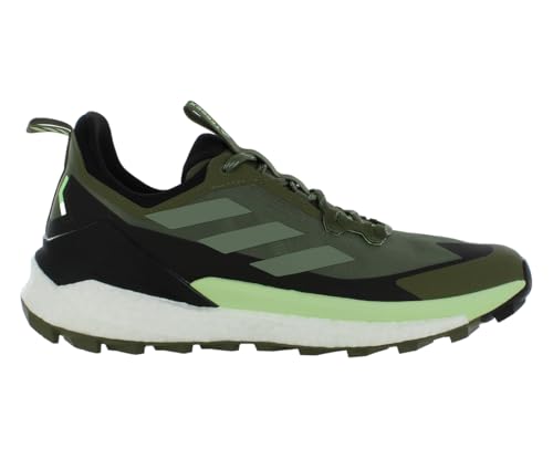adidas Terrex Free Hiker 2 Low Mens Shoes Size 12, Color: Olive Strata/Silver Green/Core Black3