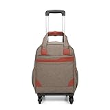 【神戸リベラル】 BAGING ショッピングキャリー トラベルバッグ 男女兼用 機内持ち込み 4輪 3段階調整 完成品 906 (ブラウン)