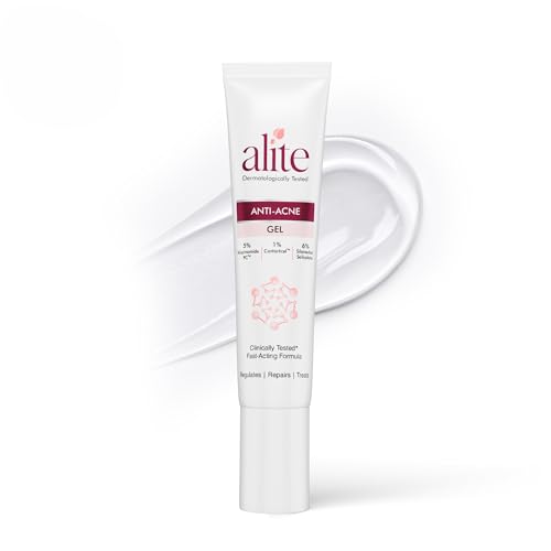 Image of Alite Anti-Acne Gel for Pimple Treatment | Acne Spot Corrector with 5% Niacinamide PC + 6% Silanediol Salicylate | Reduces Active Pimples, Inflammation & Scars | Dermatologically Tested | 15g