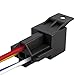 Weasch 2 Pack 48V 40A Car Relay Harness, 4-Pin SPST, 12AWG Harness Sockets, Automotive Switches and Starters, for Automotive Truck Van Motorcycle Boat