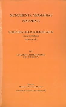 Paperback Monumenta Erphesfurtensia Saec. XII. XIII. XIV. [Latin] Book