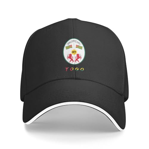 KWQDOZF Casquette de Baseball Unisexe aux Armoiries du Togo et au Drapeau du Togo, Ajustable, lavée, Style Golf.