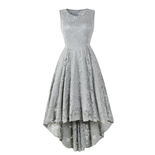 Generic Vintage Lace Long Maxi Dress High Low Summer Women