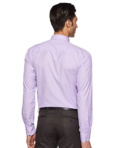 Image of Hang & Wear Men's Plain Regular fit Formal Shirt (MS-02M- Mauve 44