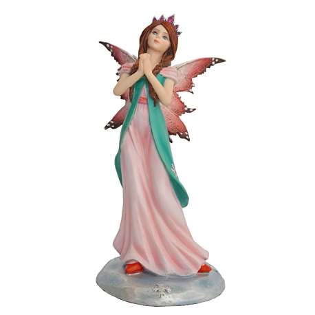 Figurine fée priant Monde Féérique pour offrir douceur et sérénité