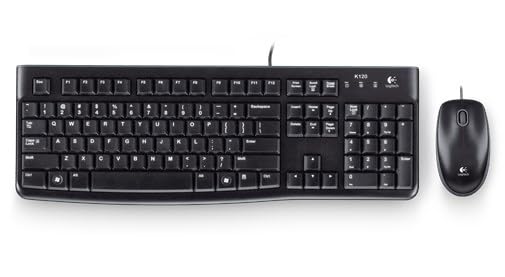 Logitech MK120 con cable, el combo ideal de teclado y ratón para trabajar sin cortes 4