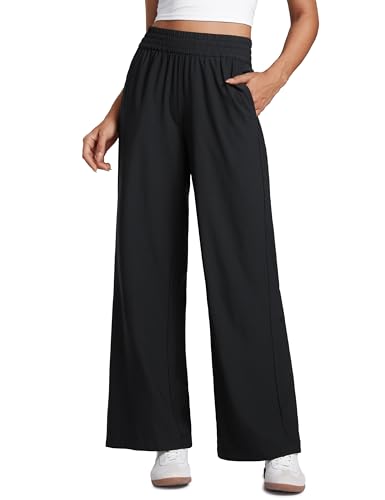 CRZ YOGA Lightweight Drapey Wide Leg Pants for Women 30