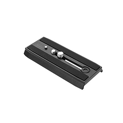 Plaque de dégagement Rapide coulissante, Cayer QR120 Plaque de Remplacement Universelle avec plaques de Montage de 1/4 po et 3/8 po pour tête de Fluide K3 pour 501 500AH 502AH 503HDV 504HD