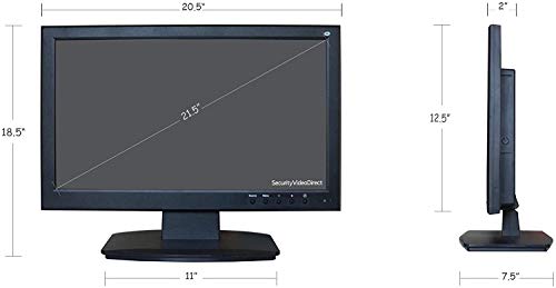 Svd 21.5-Inch 3D Led Professional Security Monitor With Hdmi Audio Inputs And Outputs, Svd Advanced Security #TOP7