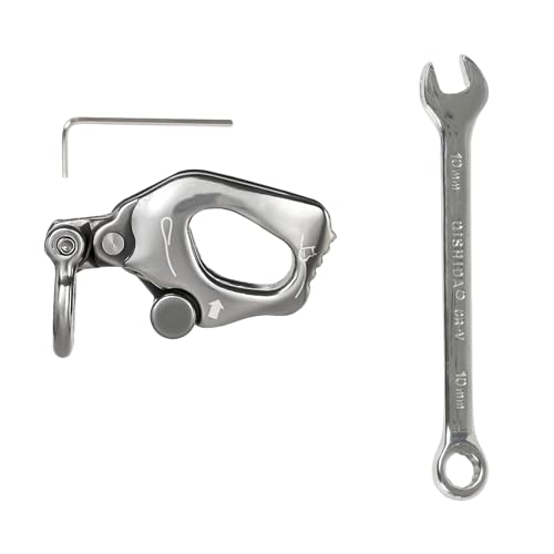 Shurhome Climbing Descender for Rock Climbing Rappelling Climbing Downhill Rappel Gear Downhill Equipment Rescuing Device