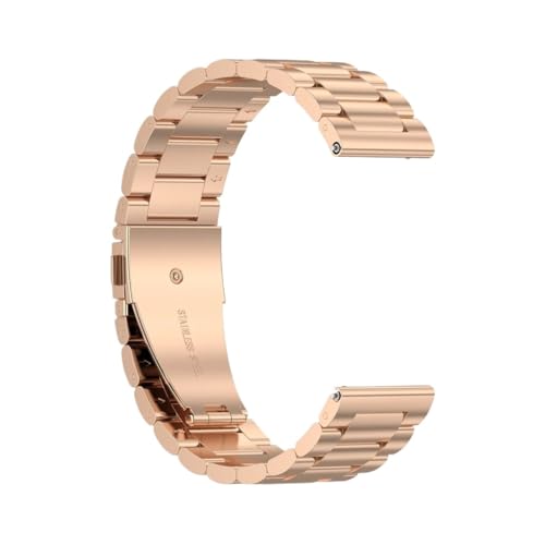 MEVMEVGNLN Fit For Garmin �Ή��E�H�b�`�X�g���b�v Fit For Venu 3/3s/2/2s �Ή��V���R���E�H�b�`�o���h�X�g���b�v Fit For Vivoactive 3/4/4s/245 �o���h�Ή�(Rose gold,20