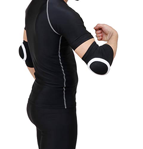 Image of NEVER LOSE Dancing /Skating /Cycling /Guard Protector Knee & Elbow Pads in Moulded Shape (Red)