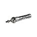 SMC C85N8-25S actuator - c85 round body cylinder family 8mm c85 single-acting - cyl, iso, sgl act, spr ret