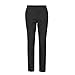 Produktbild Xposed Schwarze Smoking-Hose für Herren mit Satinband, maßgeschneiderte Passform, Flache Vorderseite [TRS-TUXEDO-BLACK-42]