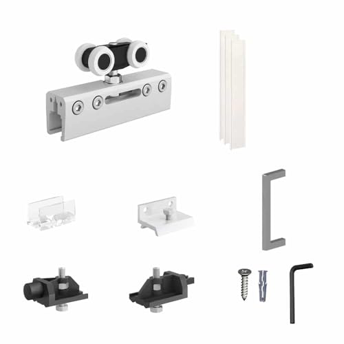 Sliding Glass Door Rollers Kit for Slid’up 190 for 1 Door Up to 220 Lbs
