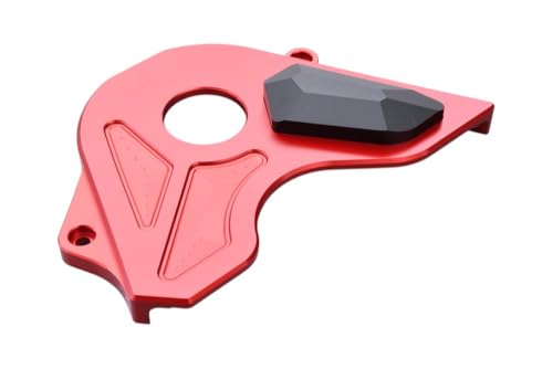 Cache carter pignon pour CBR 650R rouge, look racing sur route
