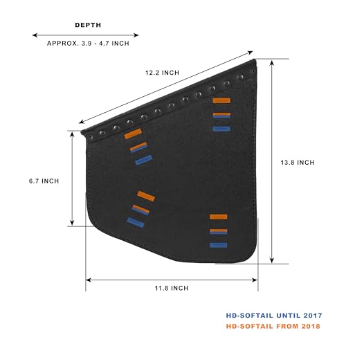ORLETANOS Bullet Blackline Swing Arm Bag