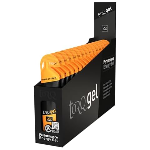 TORQ Gel Orange & Banana - Pack of 15, Black Cover