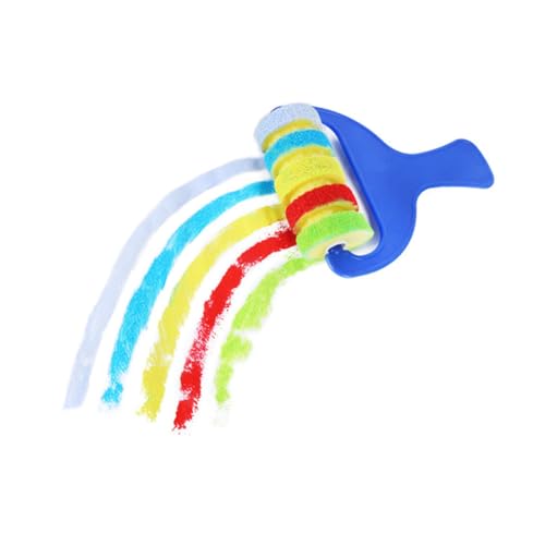 Angoily Rodillos de Dibujo Esponja 4 Piezas Niñas Pinceles de Creativos para Pintar Grafiti y Manualidades