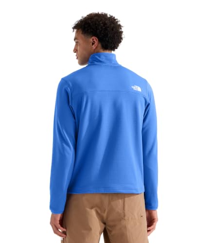 Image of THE NORTH FACE mens Cedar Trail Grid Fleece Quarter Zip Jacket | Cold Weather Top With Durable, Reinforced Bindings
